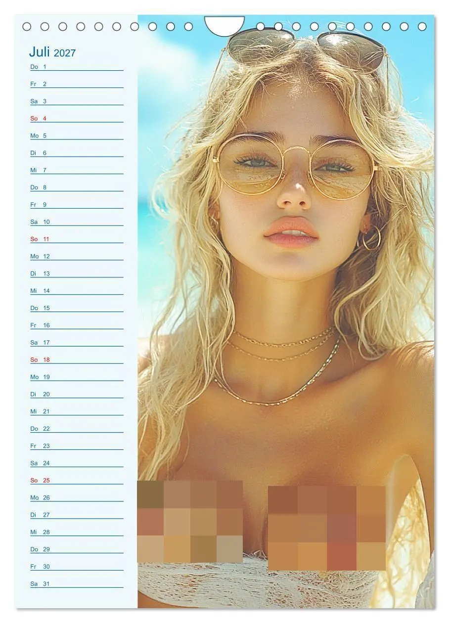 Bild: 9783516980646 | Stranderotik. Heißer Sommer und schöne Frauen am Meer (Wandkalender...
