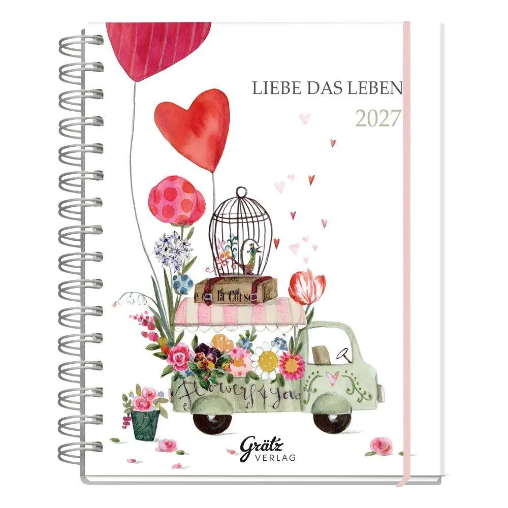 Cover: 9783911060646 | Taschenkalender Liebe das Leben 2027 | Liebe das Leben | Silke Leffler