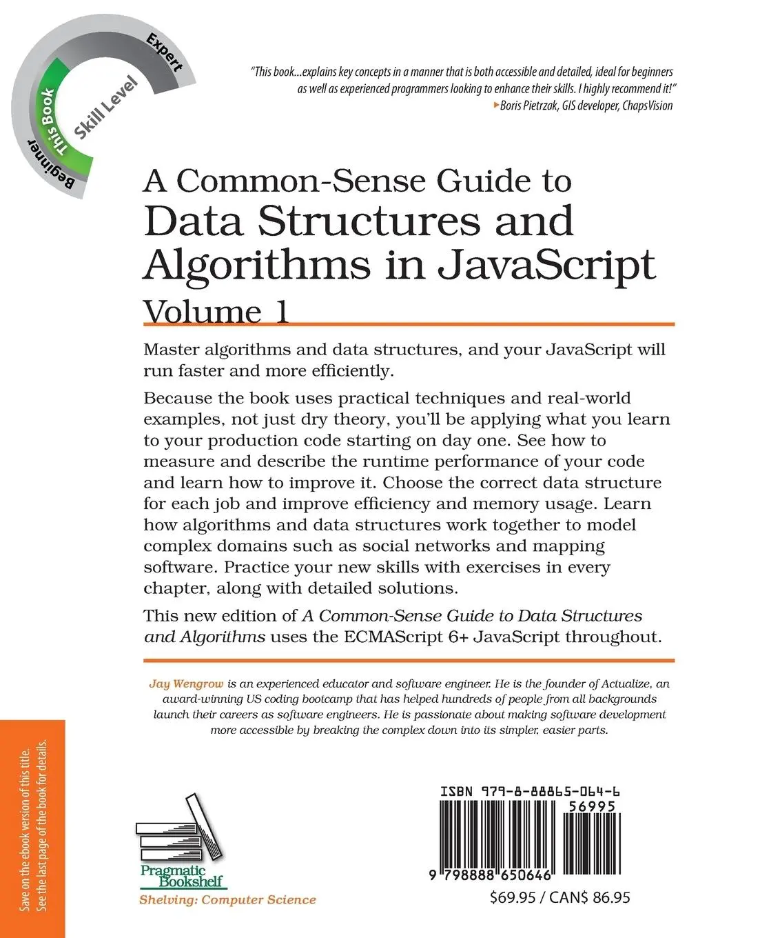 Rückseite: 9798888650646 | A Common-Sense Guide to Data Structures and Algorithms in...