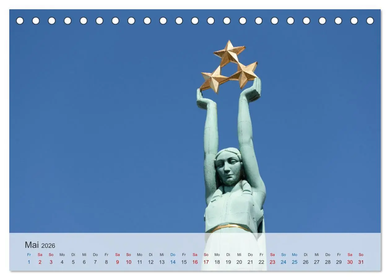 Bild: 9783457400746 | Riga - Paris des Ostens (Tischkalender 2026 DIN A5 quer), CALVENDO...