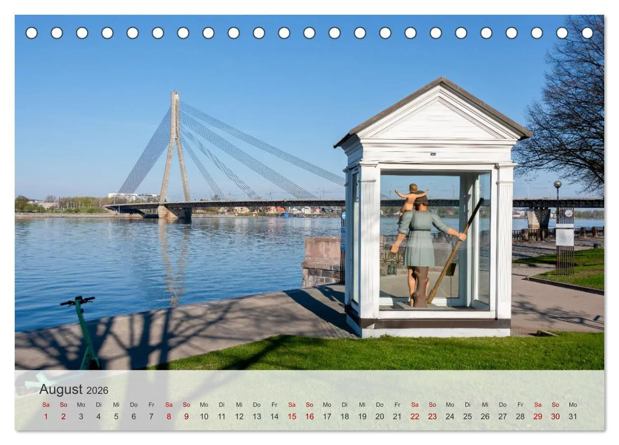 Bild: 9783457400746 | Riga - Paris des Ostens (Tischkalender 2026 DIN A5 quer), CALVENDO...