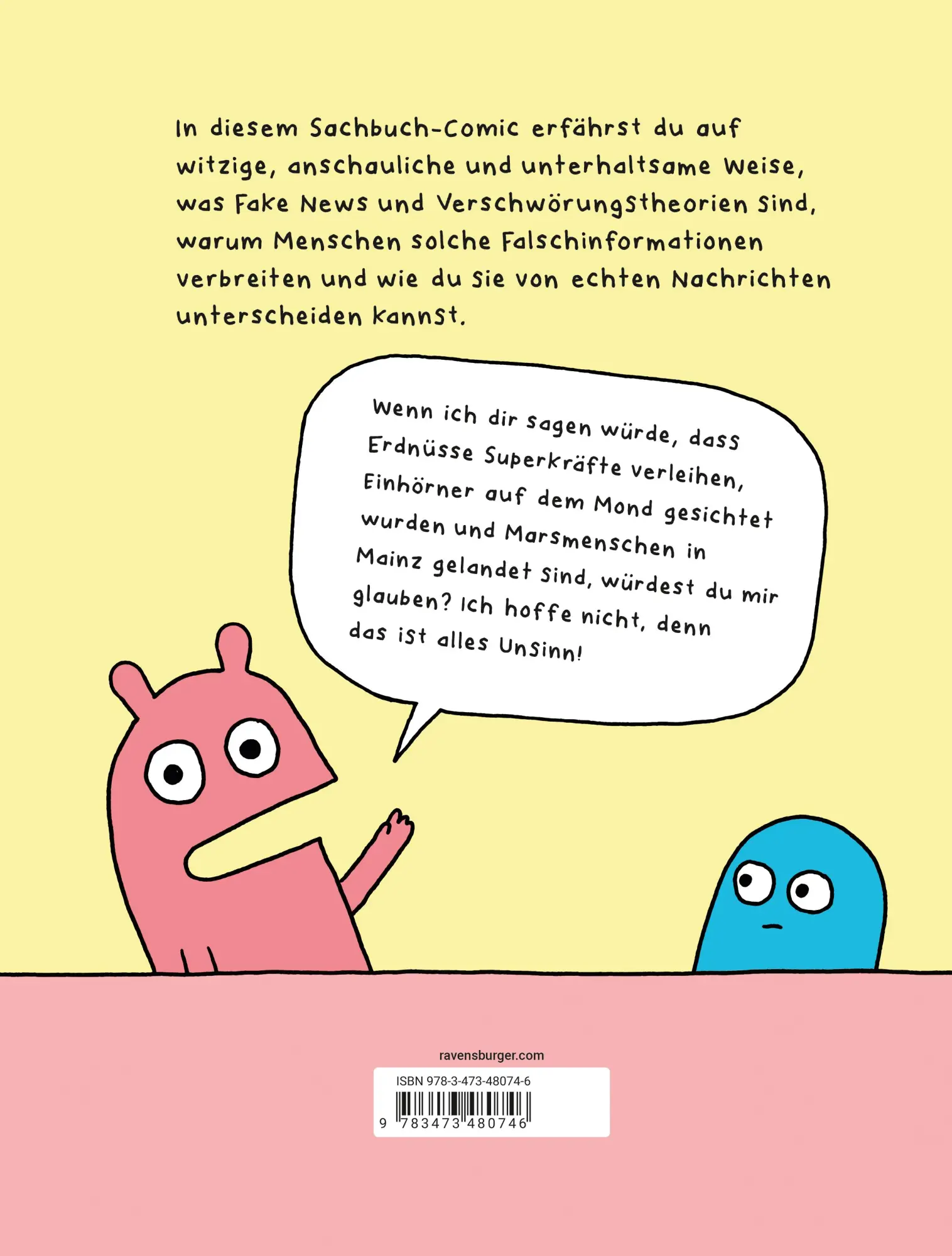 Rückseite: 9783473480746 | Angriff der Killerunterhosen | Elise Gravel | Buch | 104 S. | Deutsch