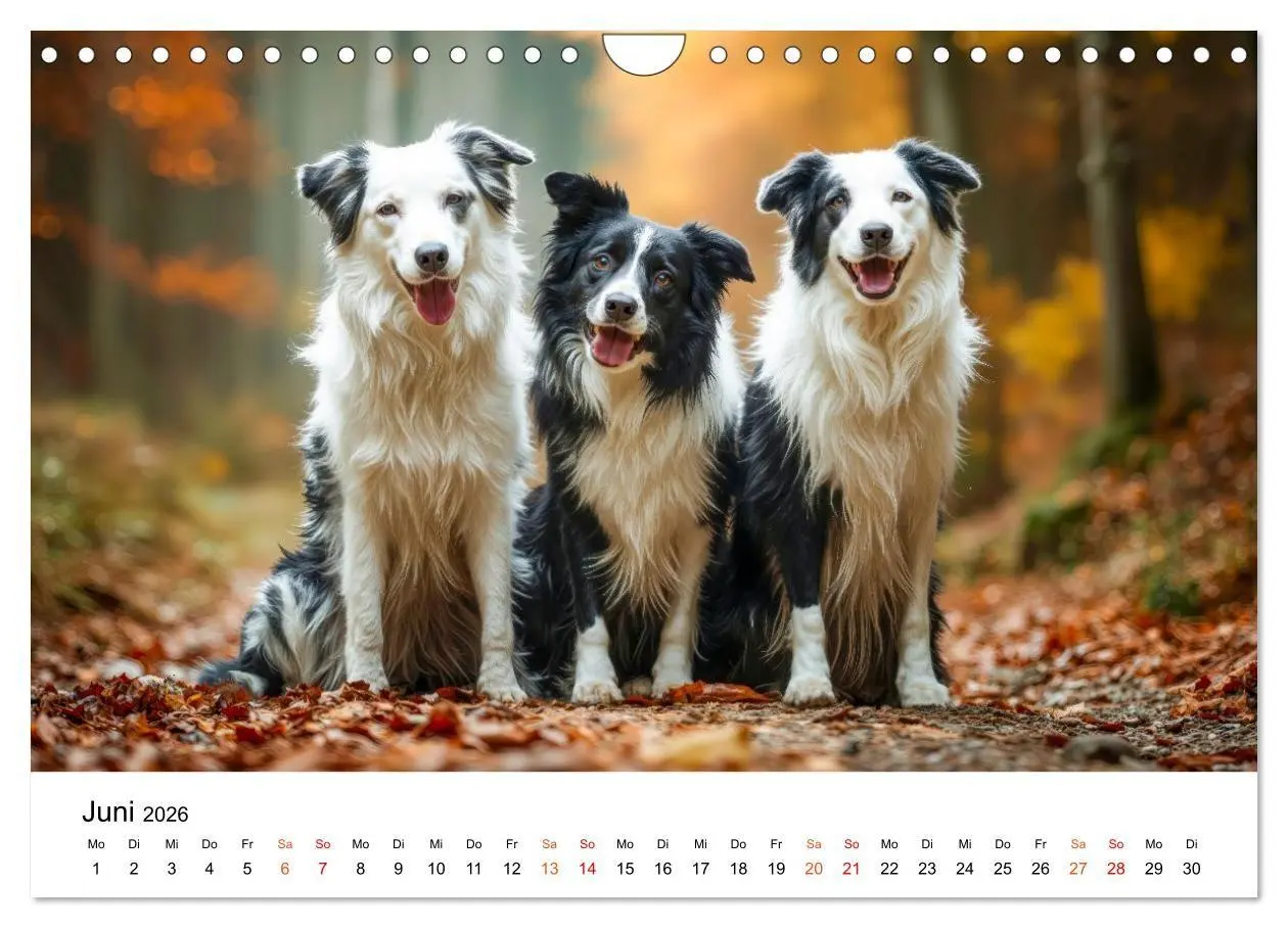 Bild: 9783516730746 | Border Collies Hüteprofis (Wandkalender 2026 DIN A4 quer), CALVENDO...