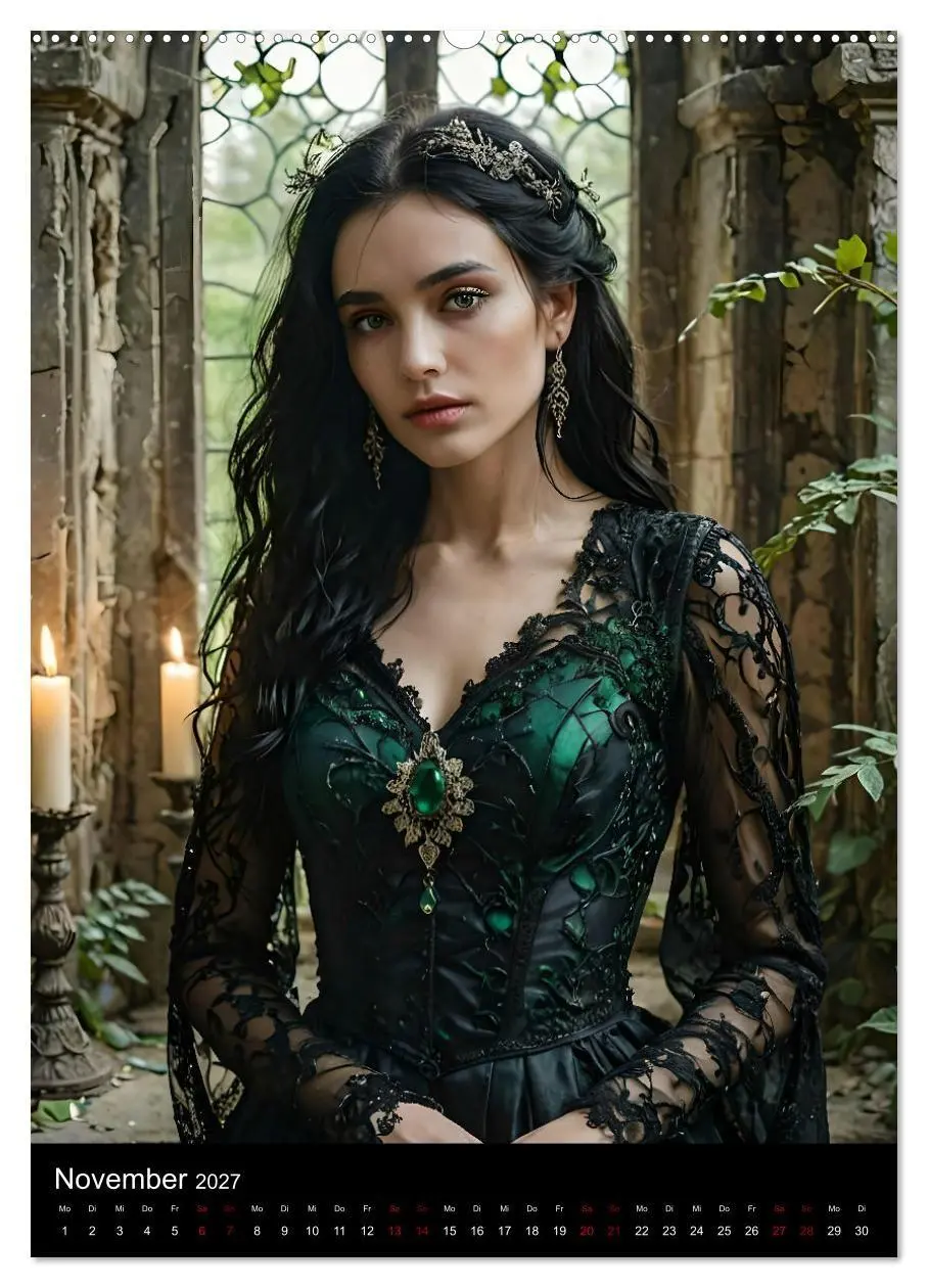 Bild: 9783569060746 | Gothic beauties - Schönheiten der Nacht (hochwertiger Premium...