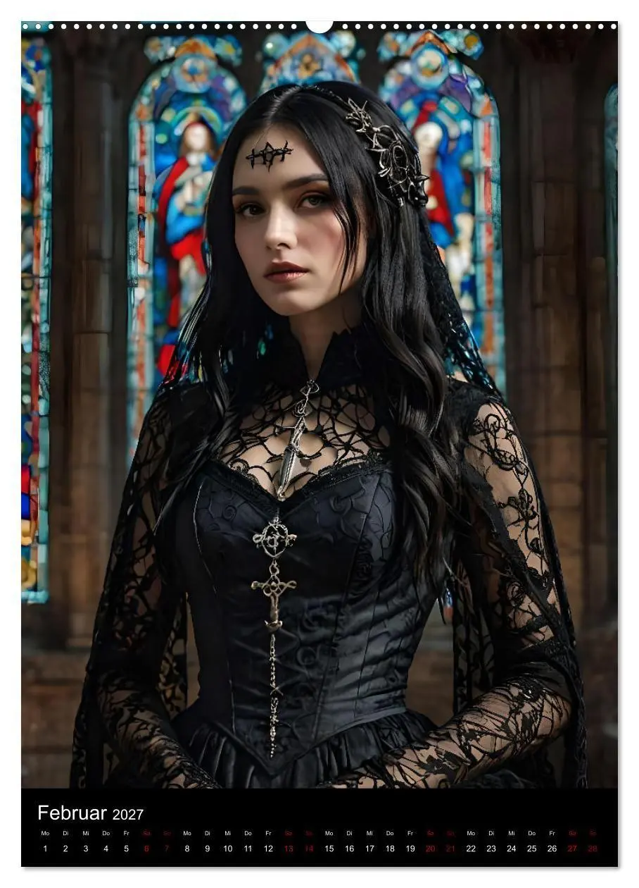 Bild: 9783569060746 | Gothic beauties - Schönheiten der Nacht (hochwertiger Premium...
