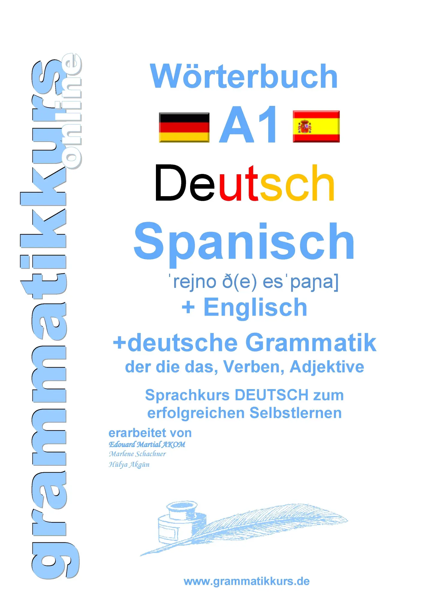 Cover: 9783734770746 | Wörterbuch Deutsch - Spanisch - Englisch A1 | Marlene Schachner | Buch