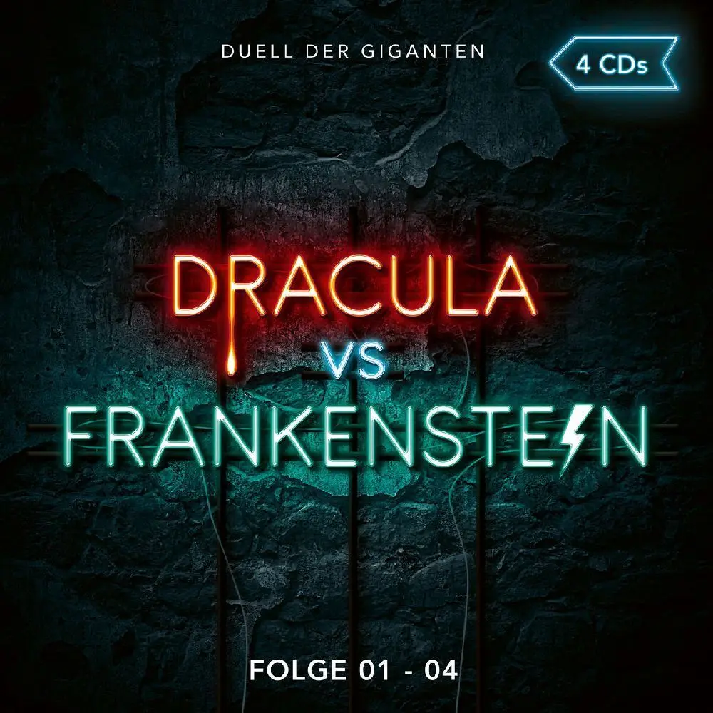 Cover: 602448510846 | Dracula vs. Frankenstein, 4 Audio-CD | Duell der Giganten | Audio-CD
