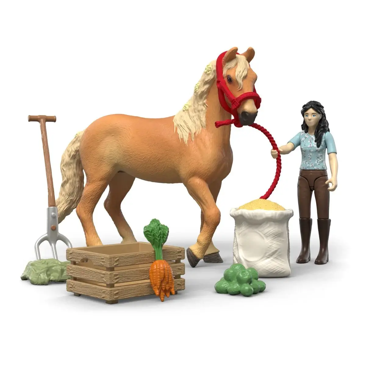 Cover: 4069111640846 | Schleich 42797 - Horse Club, Emilys Pflegeset mit Pferd, 15-teilig,...