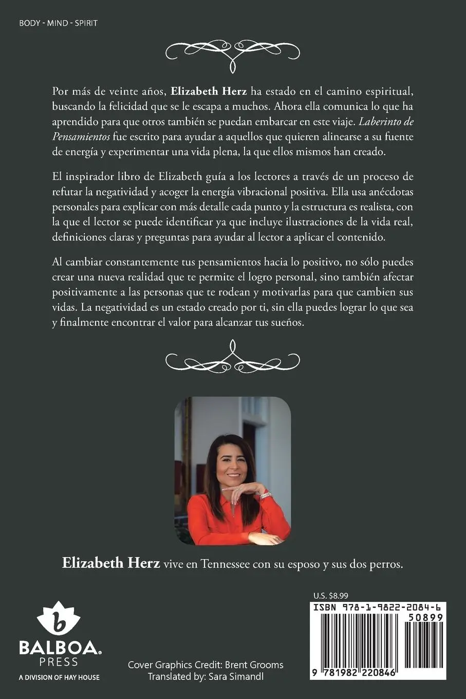 Rückseite: 9781982220846 | Laberinto De Pensamietos | El Despertar Del Durmiente | Elizabeth Herz