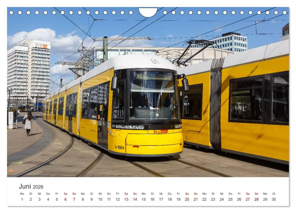 Bild: 9783457630846 | Trams und Straßenbahnen (Wandkalender 2026 DIN A4 quer), CALVENDO...