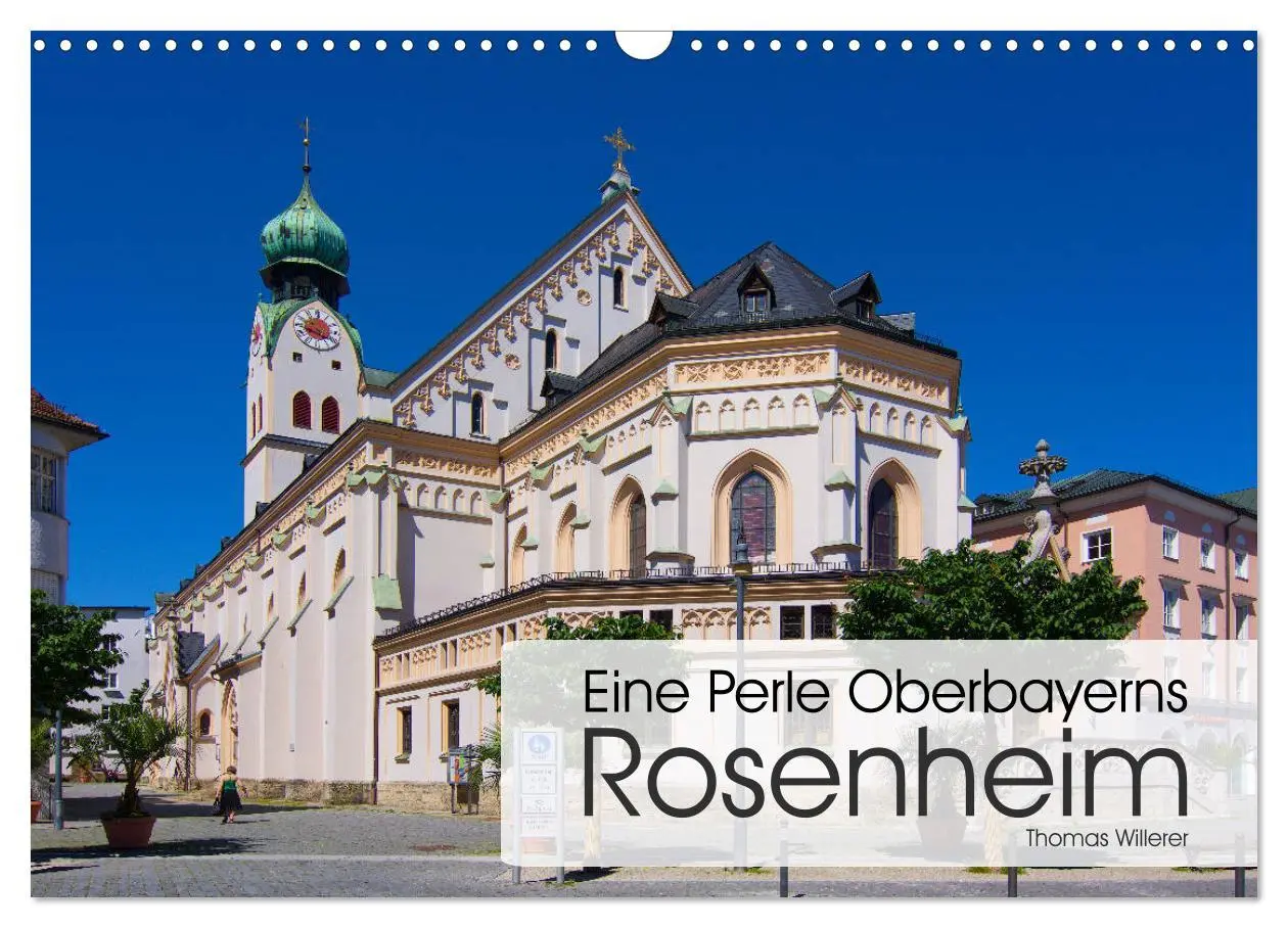 Cover: 9783457940846 | Eine Perle Oberbayerns - Rosenheim (Wandkalender 2026 DIN A3 quer),...