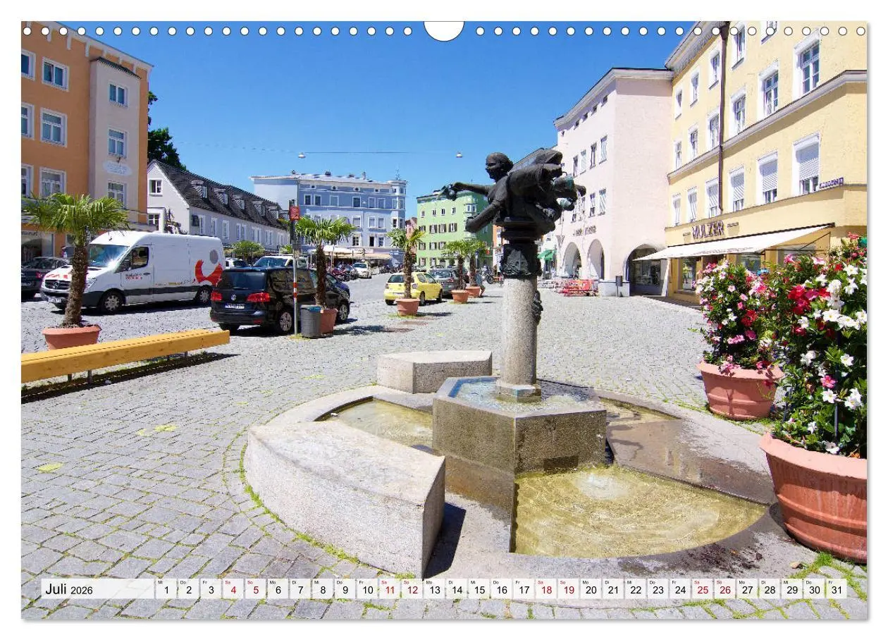 Bild: 9783457940846 | Eine Perle Oberbayerns - Rosenheim (Wandkalender 2026 DIN A3 quer),...