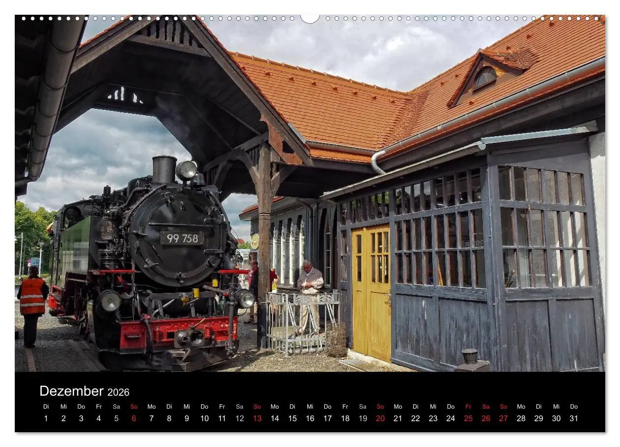 Bild: 9783516030846 | Ein Jahr mit der Schmalspurbahn aus Zittau (Wandkalender 2026 DIN...