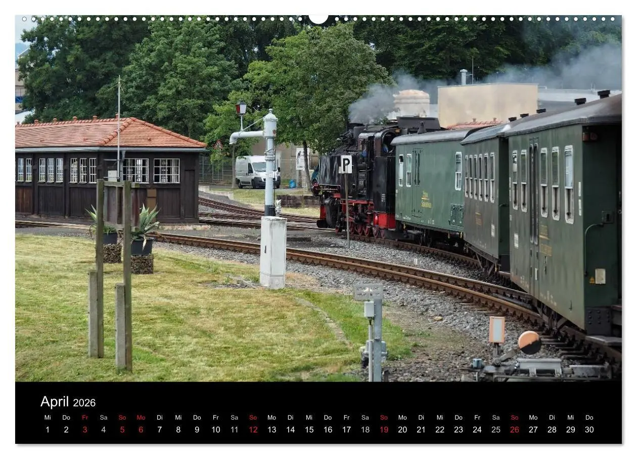 Bild: 9783516030846 | Ein Jahr mit der Schmalspurbahn aus Zittau (Wandkalender 2026 DIN...
