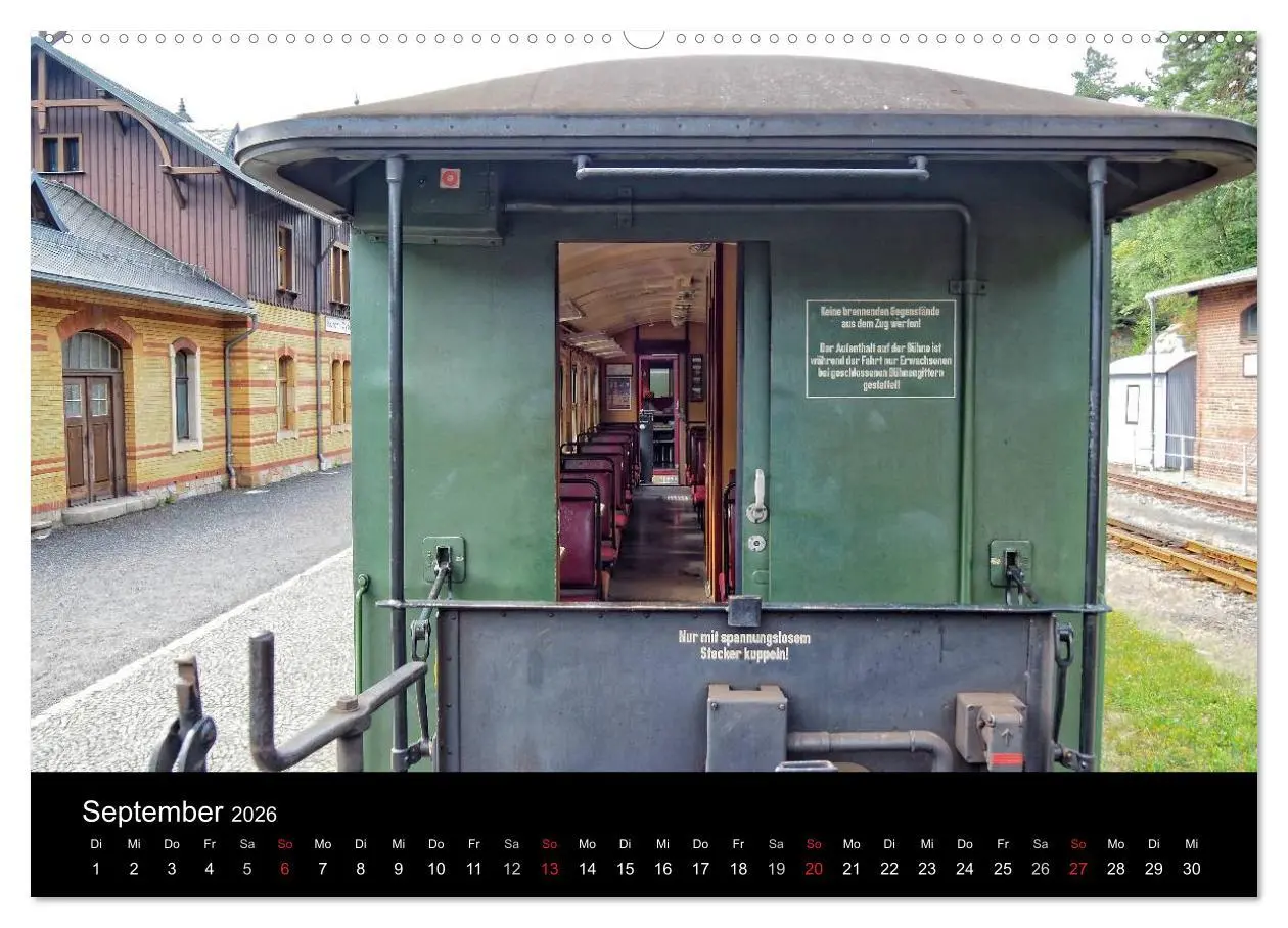 Bild: 9783516030846 | Ein Jahr mit der Schmalspurbahn aus Zittau (Wandkalender 2026 DIN...