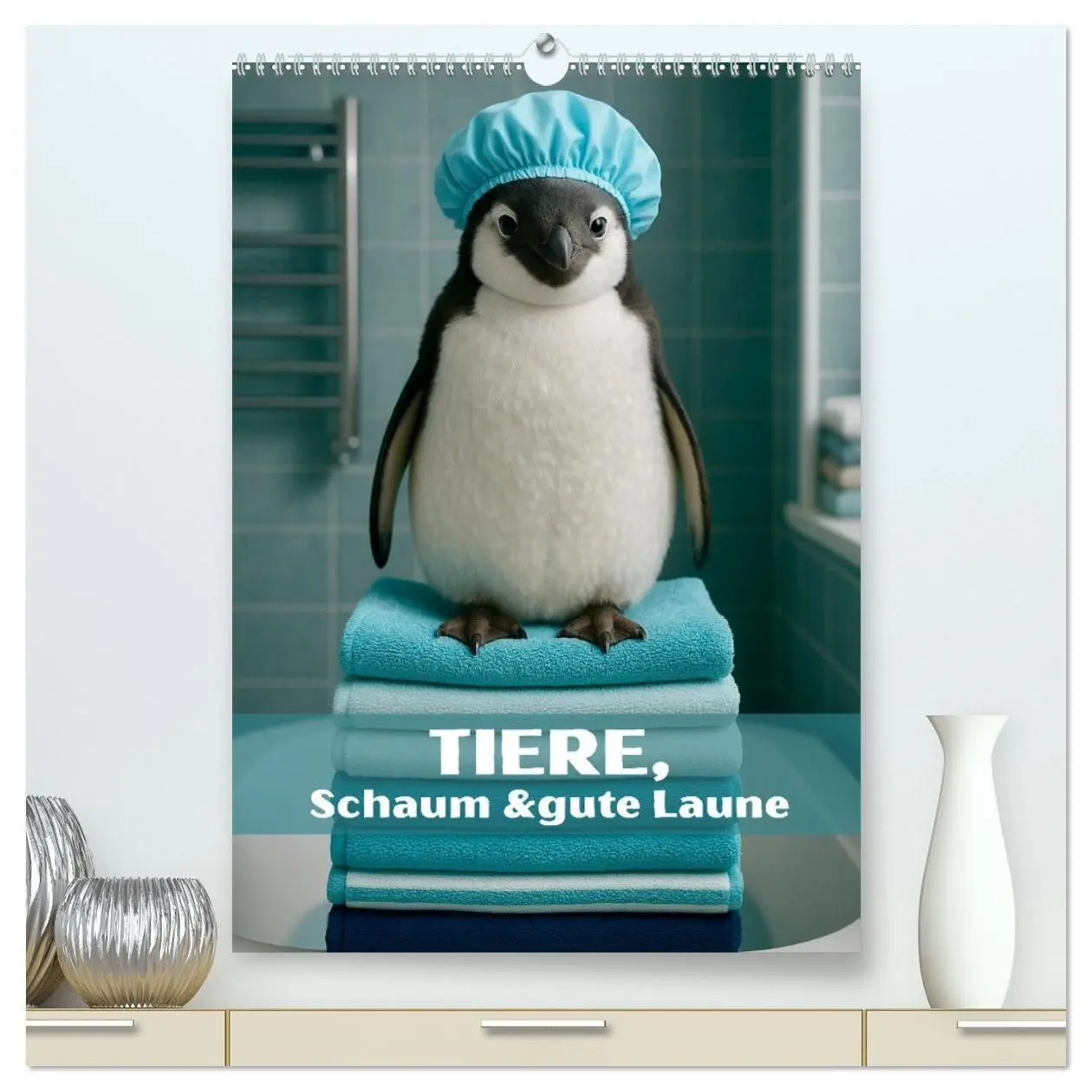 Cover: 9783516720846 | Tiere, Schaum und gute Laune (hochwertiger Premium Wandkalender...