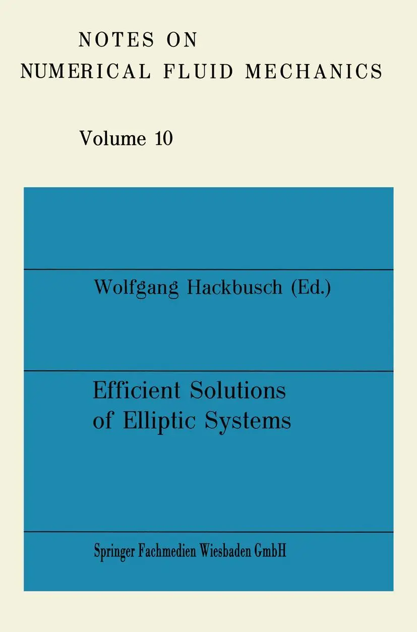 Cover: 9783528080846 | Efficient Solutions of Elliptic Systems | Wolfgang Hackbusch | Buch