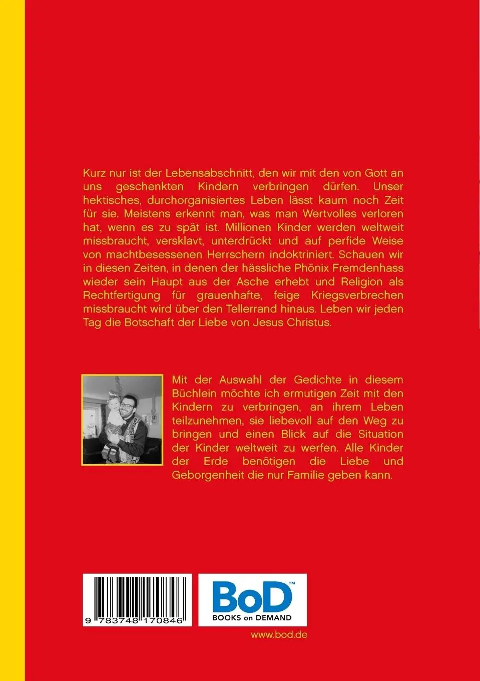 Rückseite: 9783748170846 | Was ein Kind braucht | Gedichte | Hans - Georg Wigge | Taschenbuch
