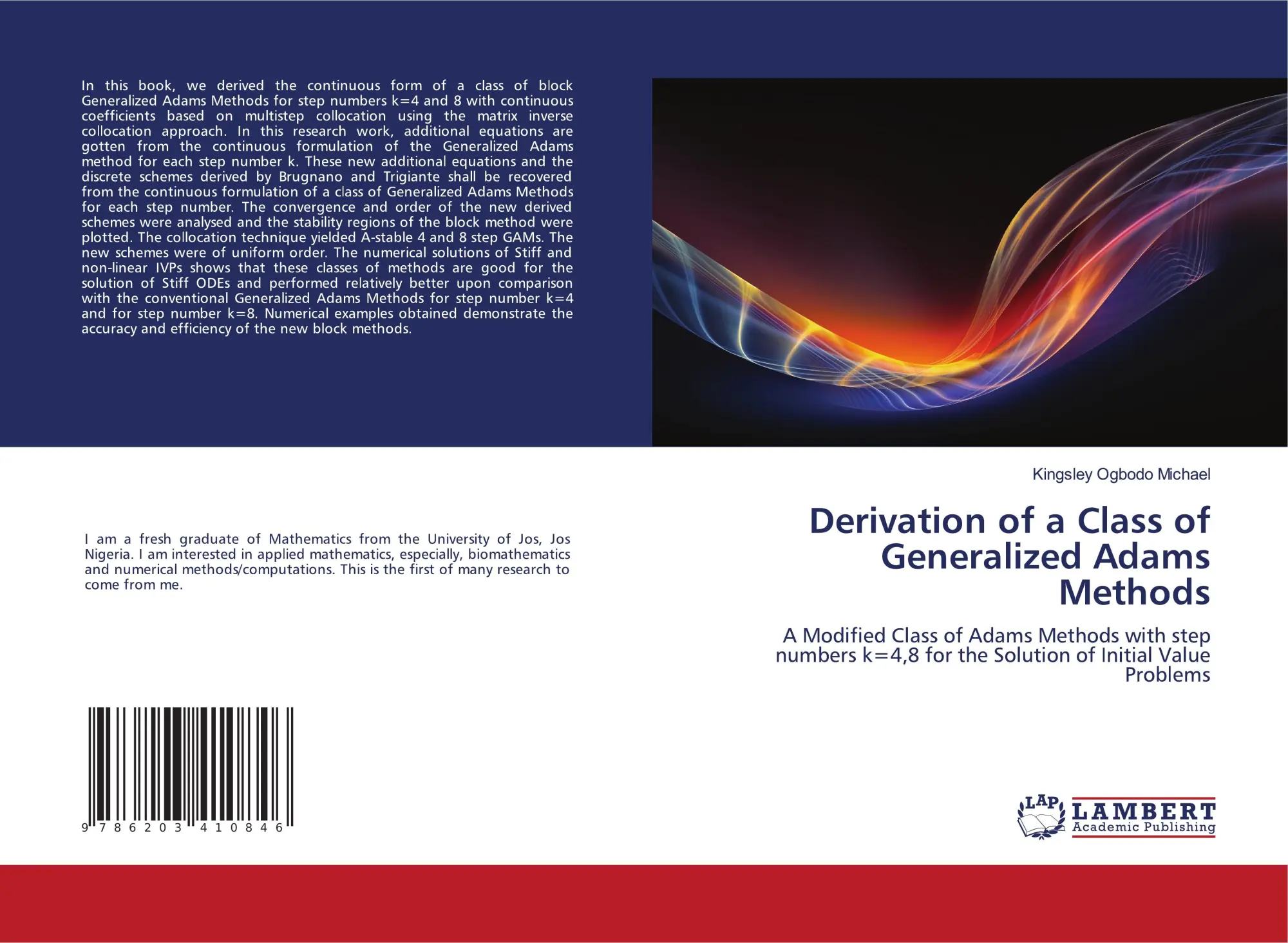 Cover: 9786203410846 | Derivation of a Class of Generalized Adams Methods | Michael | Buch