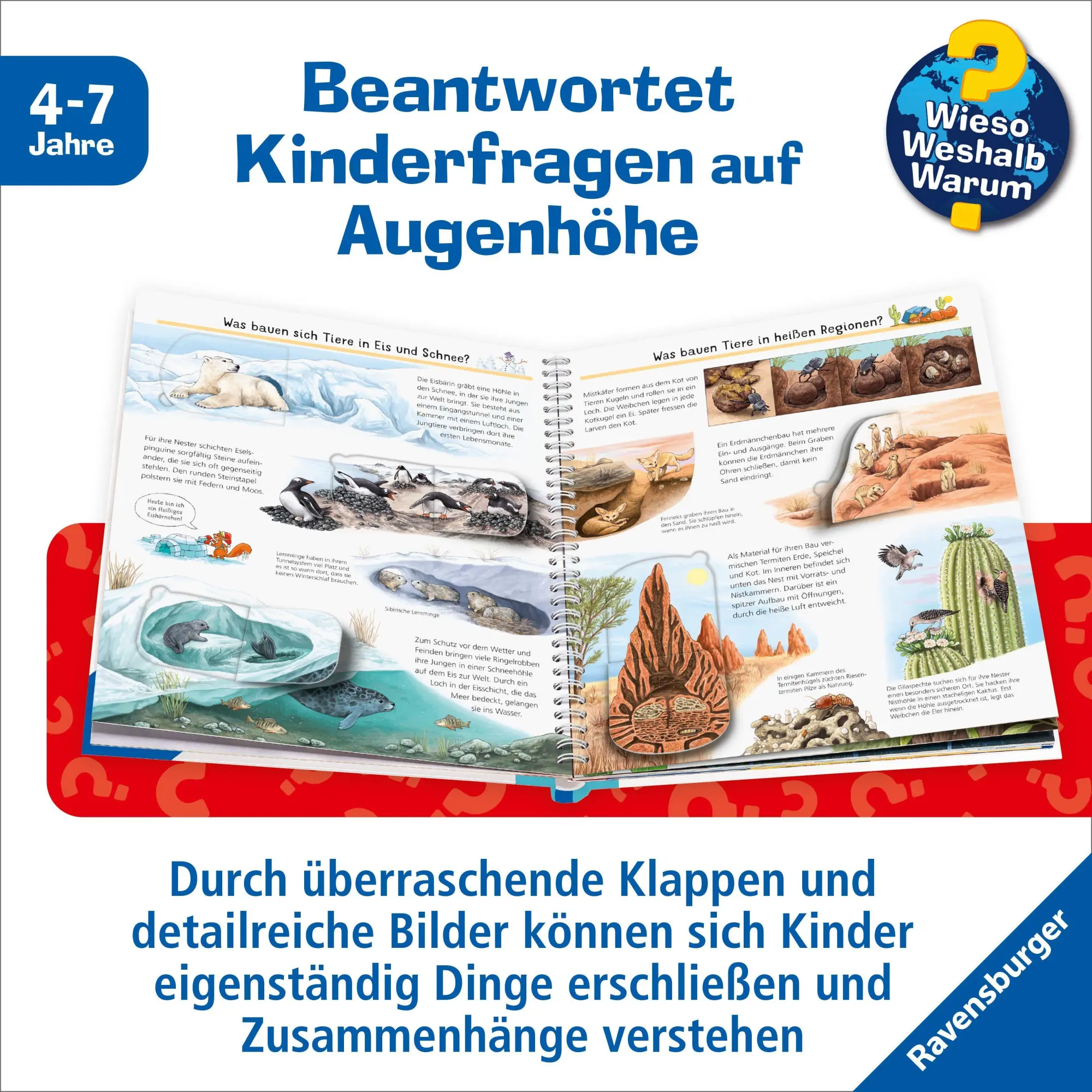 Bild: 9783473600946 | Wieso? Weshalb? Warum? Band 66 - Was Tiere alles bauen | Gernhäuser