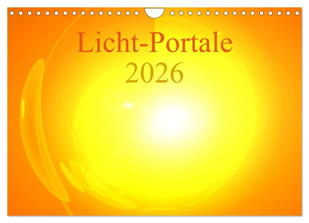 Cover: 9783516190946 | Licht-Portale 2026 (Wandkalender 2026 DIN A4 quer), CALVENDO...