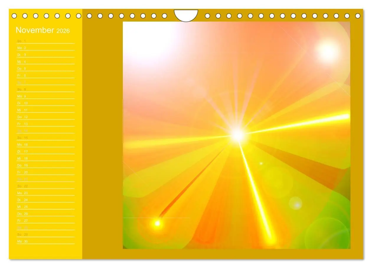 Bild: 9783516190946 | Licht-Portale 2026 (Wandkalender 2026 DIN A4 quer), CALVENDO...
