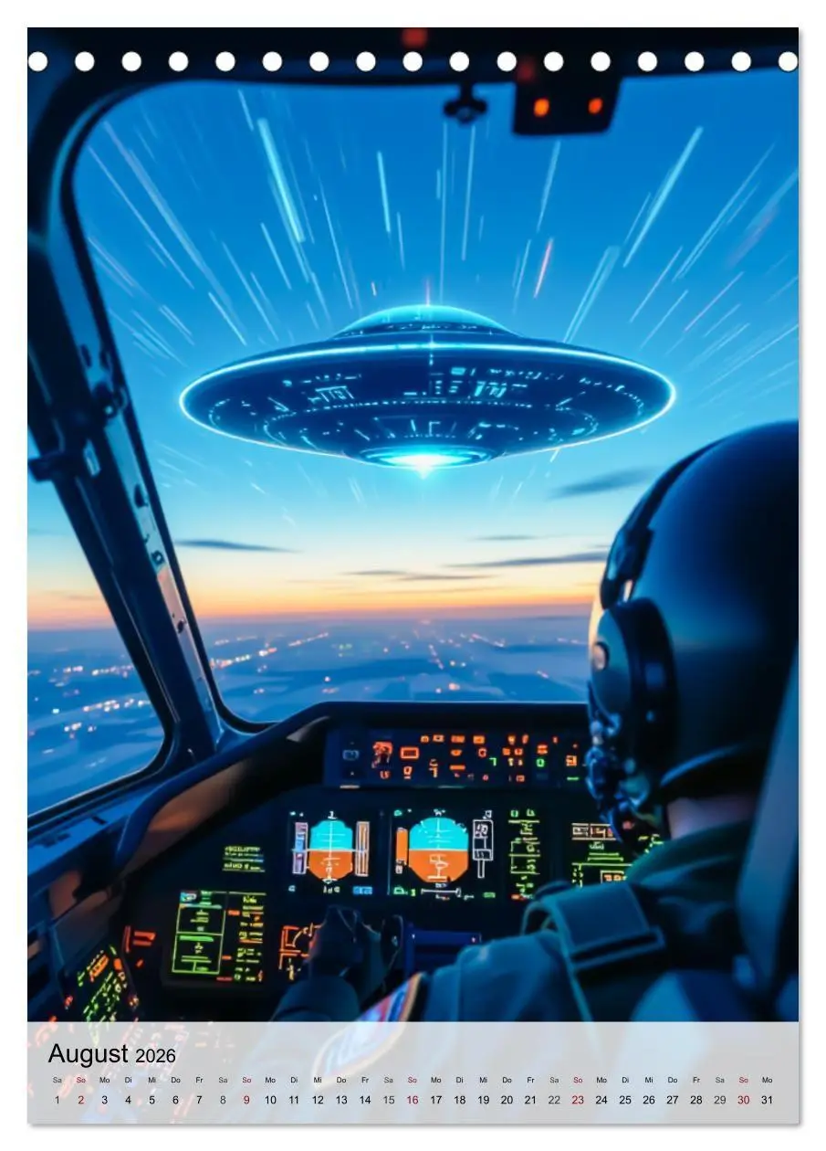 Bild: 9783516710946 | Wir sind nicht allein - UFO-Mythen (Tischkalender 2026 DIN A5...