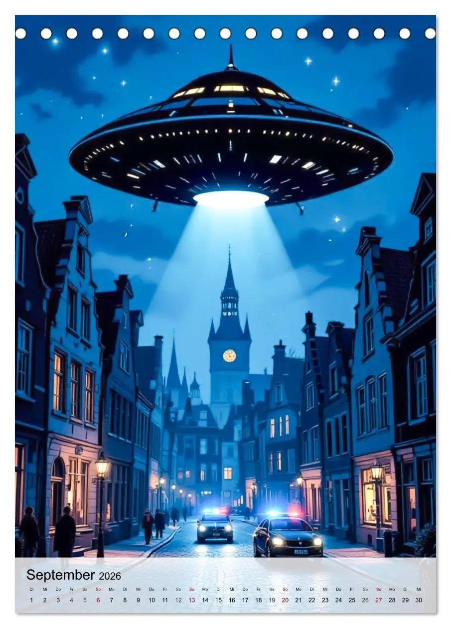 Bild: 9783516710946 | Wir sind nicht allein - UFO-Mythen (Tischkalender 2026 DIN A5...