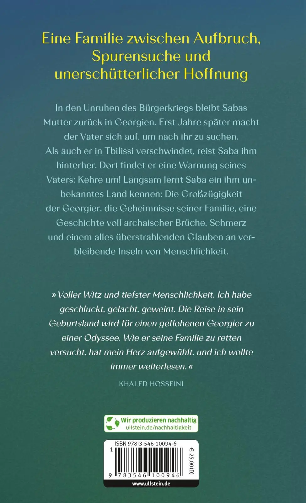 Rückseite: 9783546100946 | Vor einem großen Walde | Leo Vardiashvili | Buch | 464 S. | Deutsch