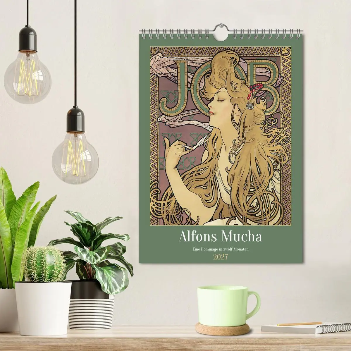 Bild: 9783569280946 | Alfons Mucha - Eine Hommage in zwölf Monaten (Wandkalender 2027 DIN...
