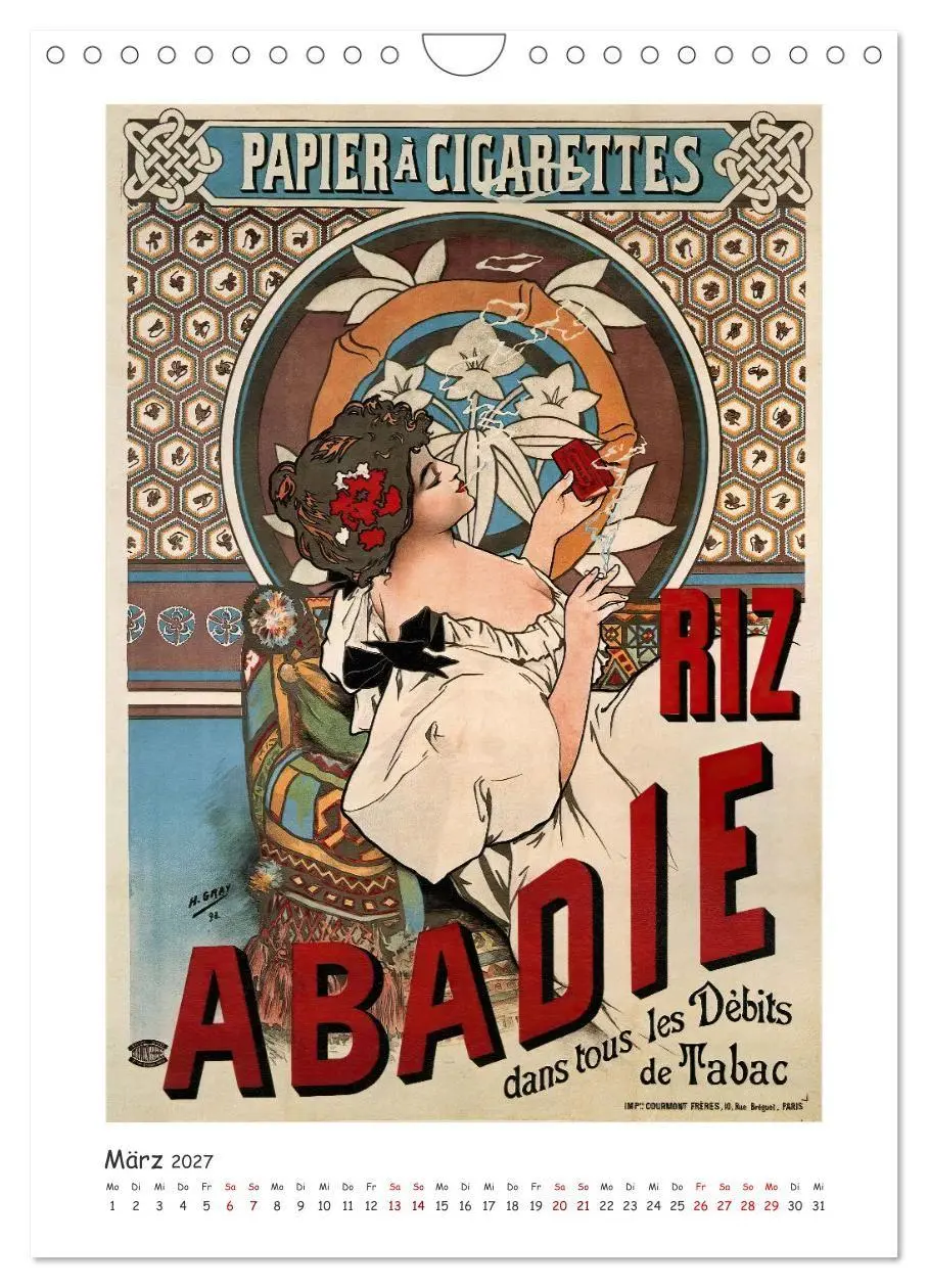 Bild: 9783569280946 | Alfons Mucha - Eine Hommage in zwölf Monaten (Wandkalender 2027 DIN...