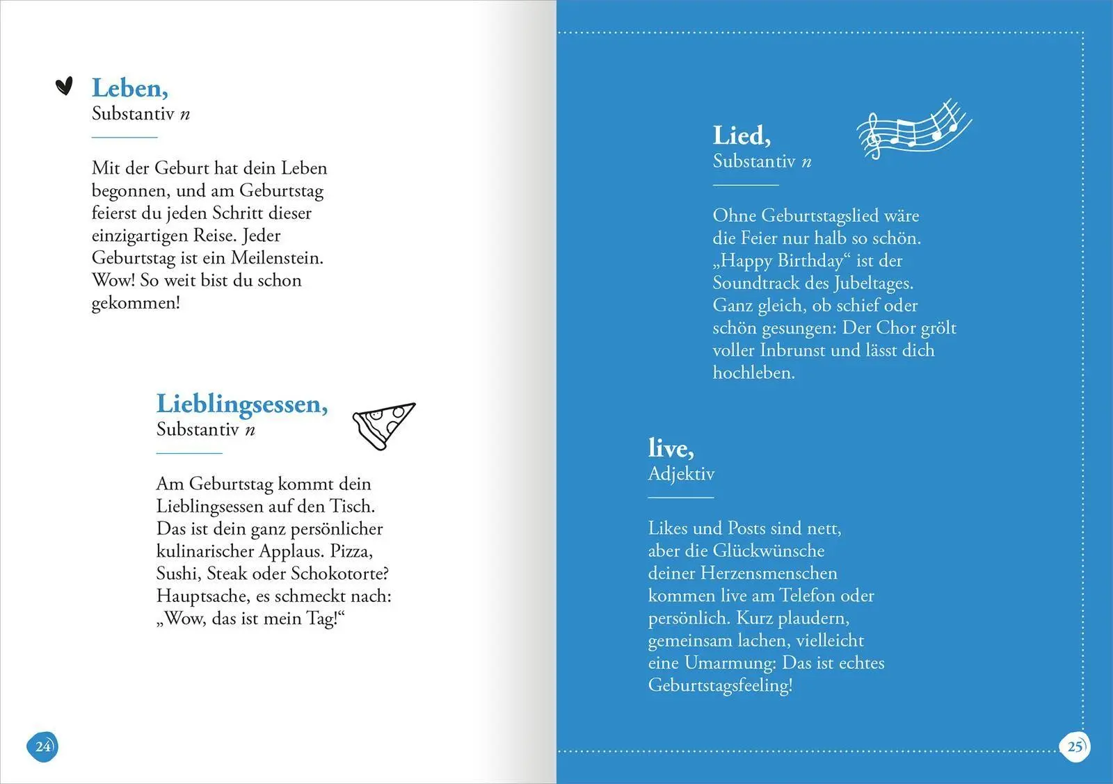 Bild: 9783845870946 | Geburtstag (Substantiv, m) | 50 Gründe, warum wir dich feiern! | Buch