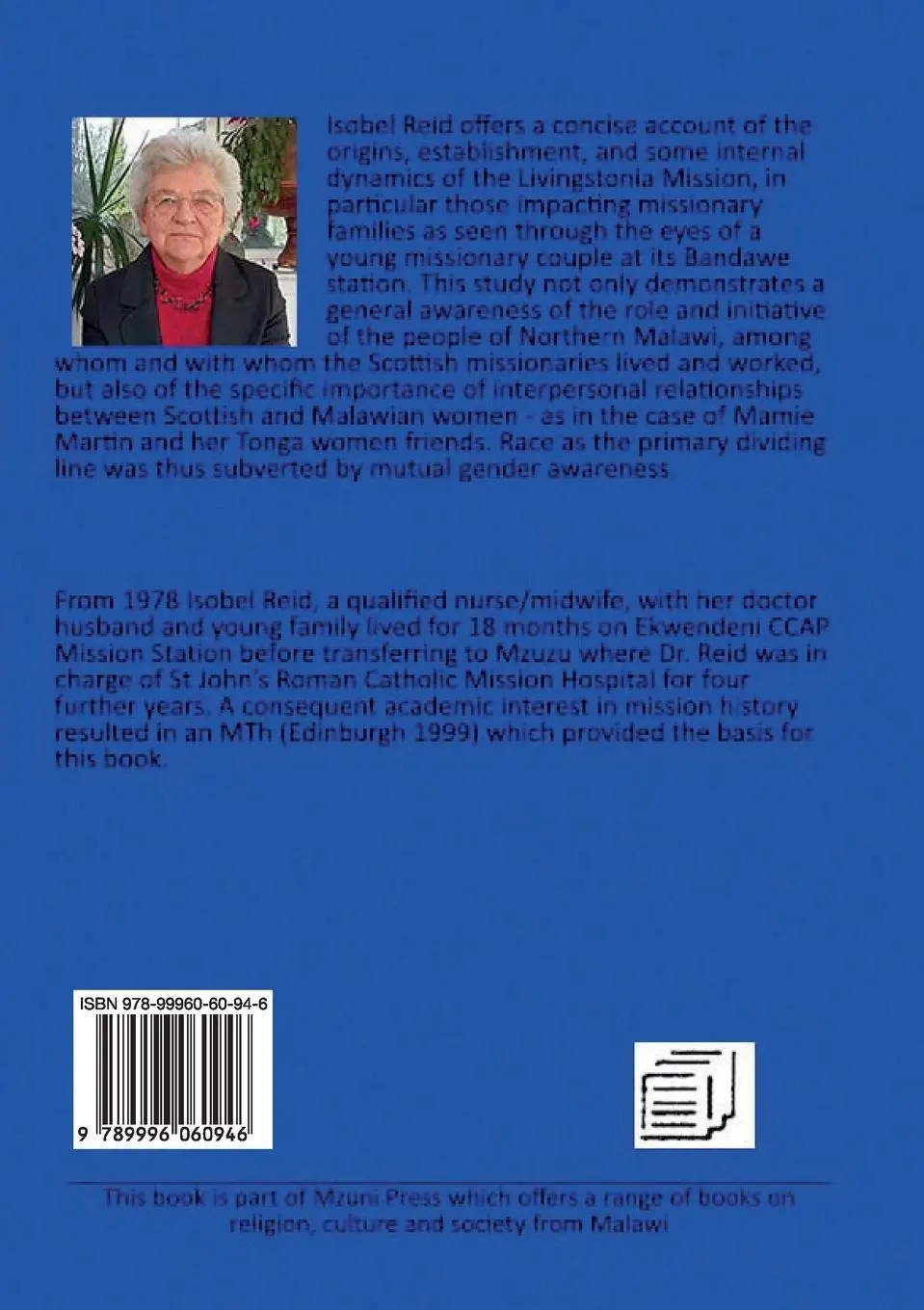Rückseite: 9789996060946 | Myth and reality of the missionary family | Isobel Esther Reid | Buch