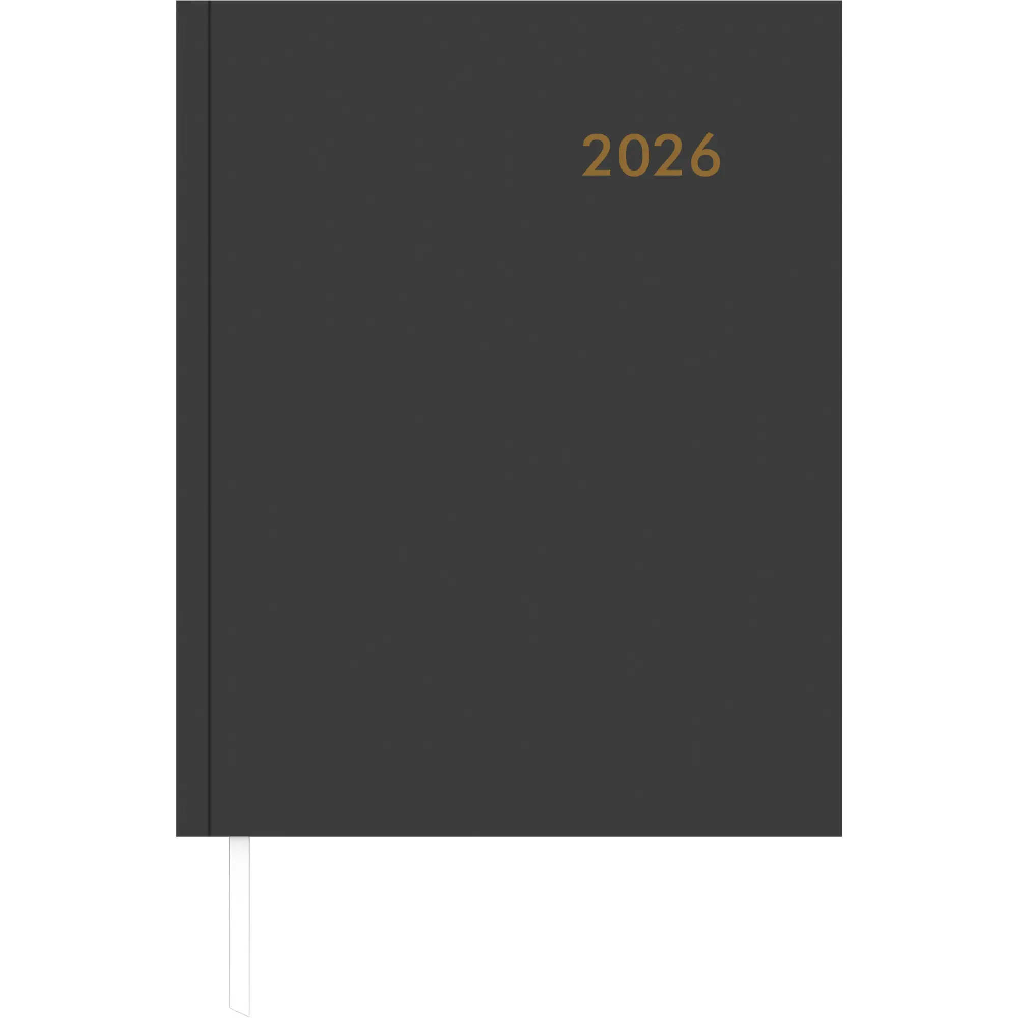 Cover: 4069095001046 | Wochenbuch anthrazit 2026 - Bürokalender 21x26,5 cm - 1 Woche auf 2...