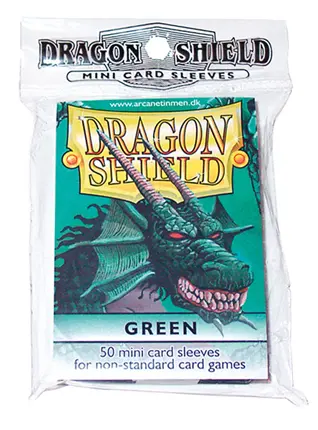 Cover: 5706569101046 | Dragon Shield Japanese size - Green (50 ct. in bag) | Auslaufartikel