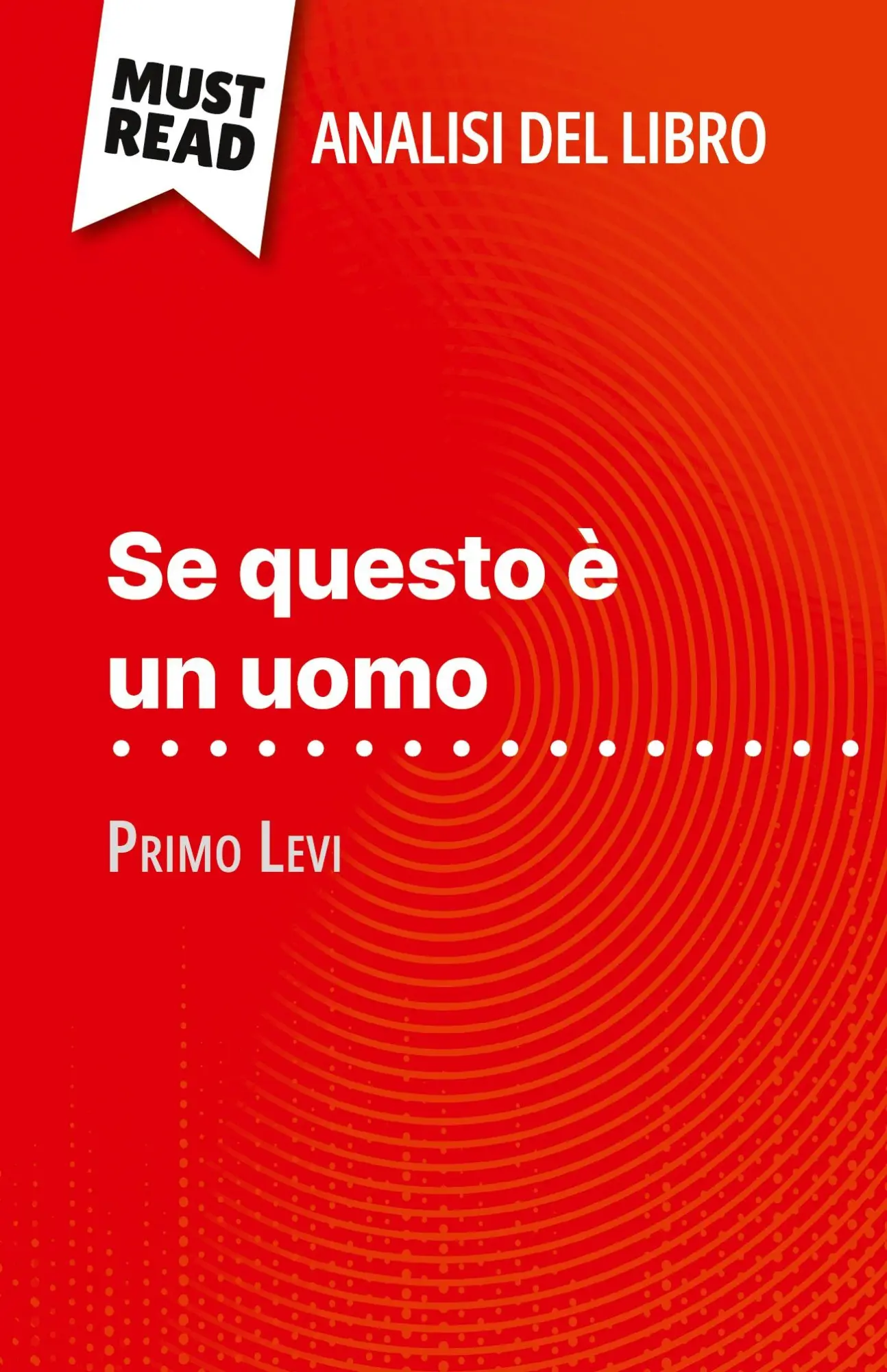 Cover: 9782808611046 | Se questo è un uomo di Primo Levi (Analisi del libro) | Randal | Buch