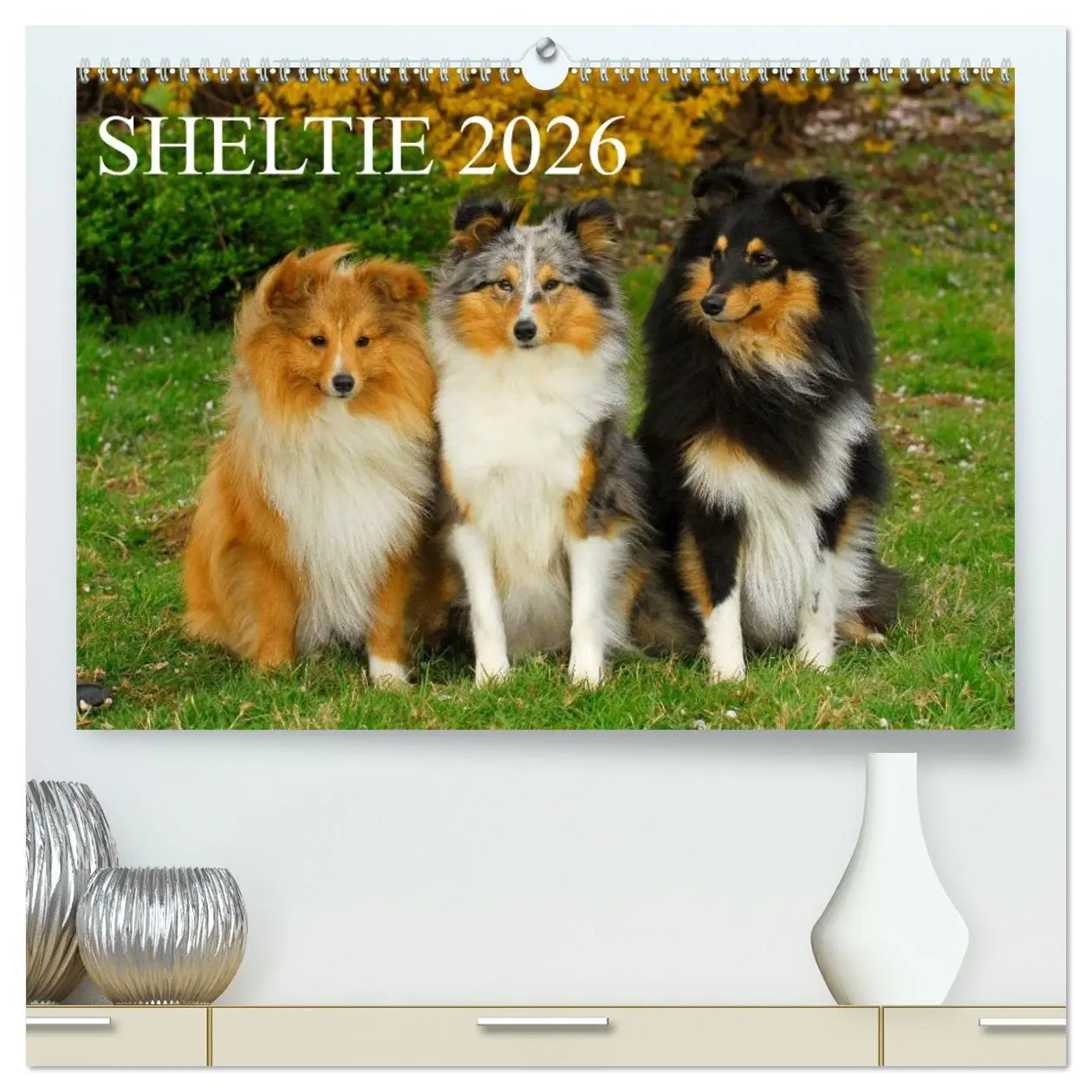 Cover: 9783516151046 | Sheltie 2026 (hochwertiger Premium Wandkalender 2026 DIN A2 quer),...