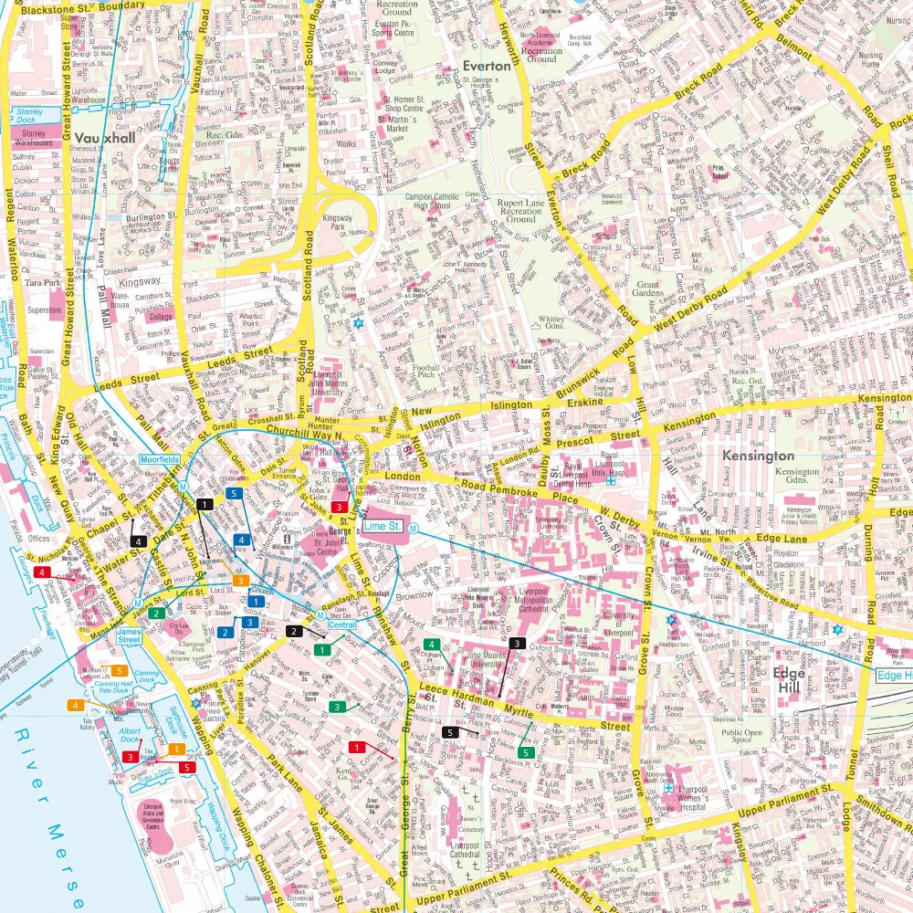 Bild: 9783707911046 | Liverpool, City Pocket, Stadtplan 1:10.000 | KG | (Land-)Karte | 2008