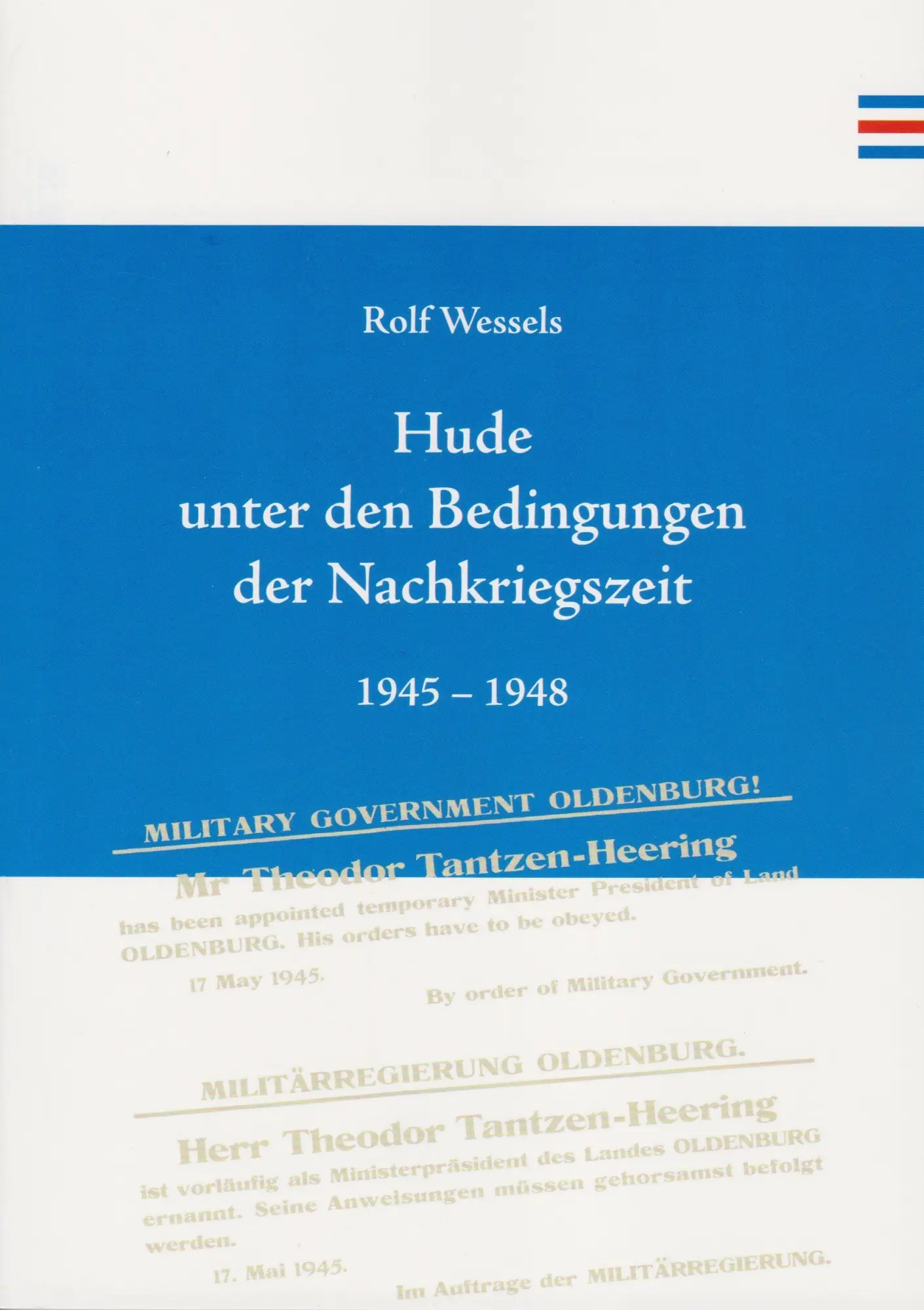 Cover: 9783730821046 | Hude unter den Bedingungen der Nachkriegszeit | 1945-1948 | Wessels
