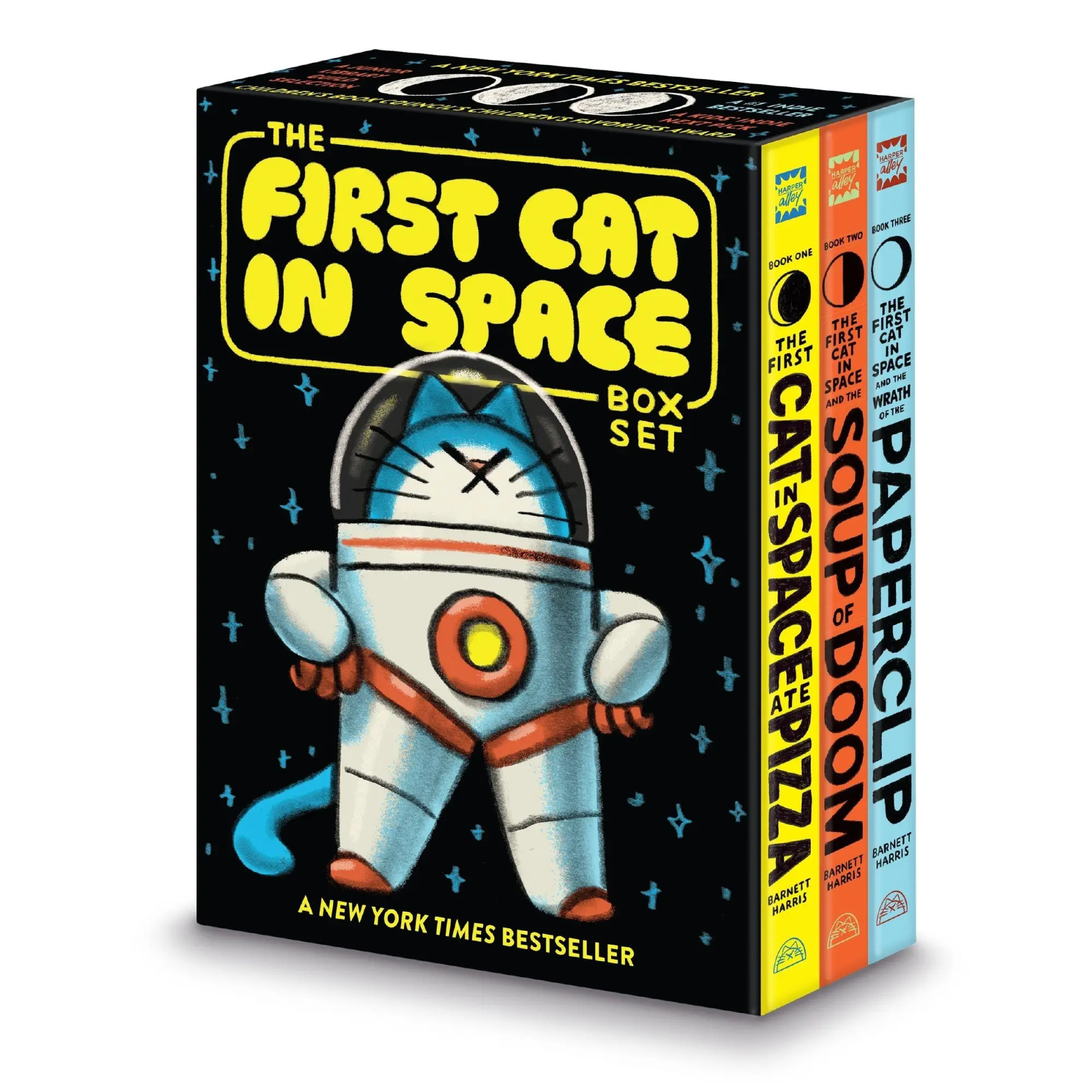 Cover: 9780063471146 | The First Cat in Space 3-Book Box Set | Mac Barnett | Taschenbuch