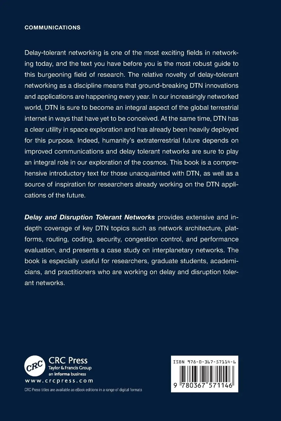 Rückseite: 9780367571146 | Delay and Disruption Tolerant Networks | Silva (u. a.) | Taschenbuch