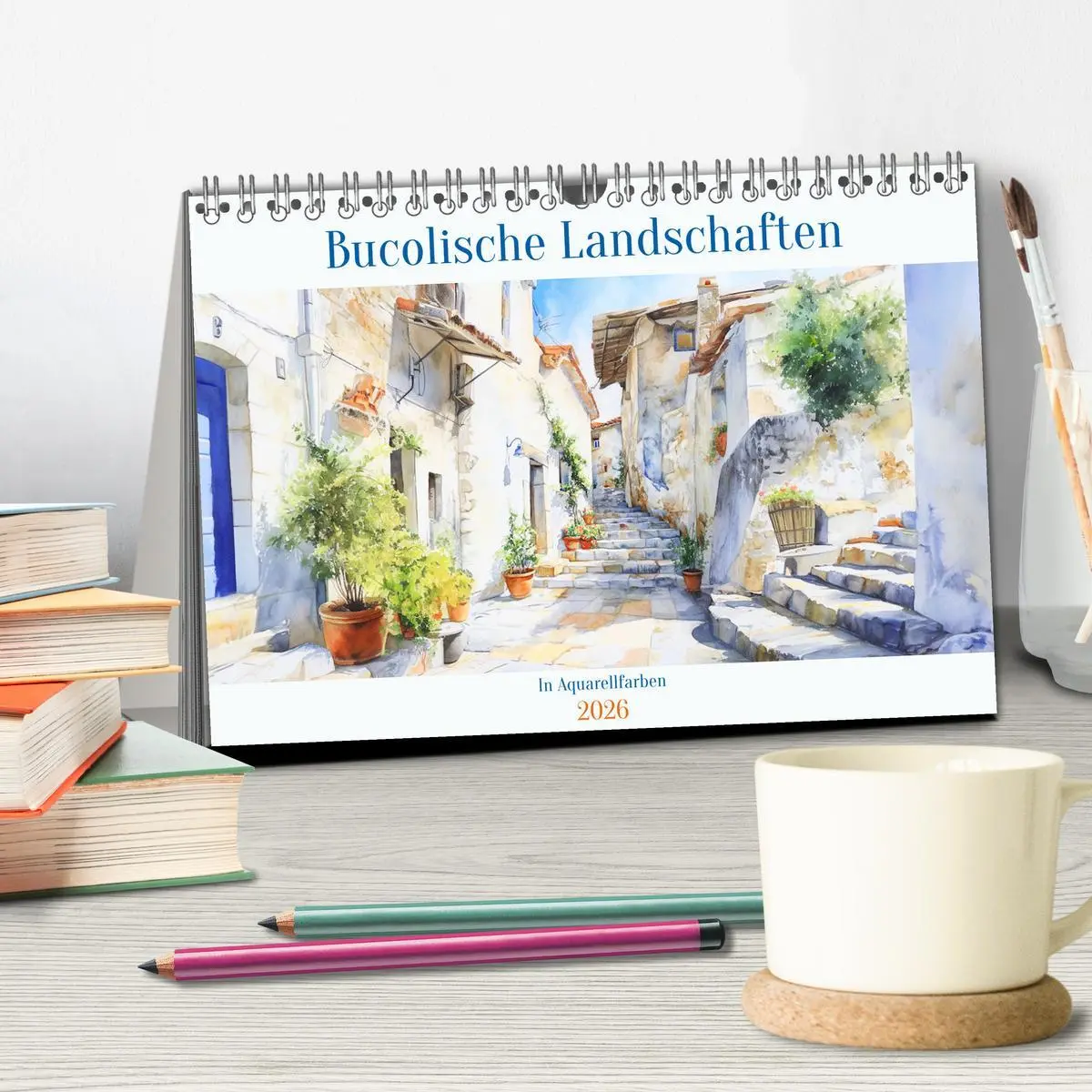 Bild: 9783457361146 | Bucolische Landschaften (Tischkalender 2026 DIN A5 quer), CALVENDO...