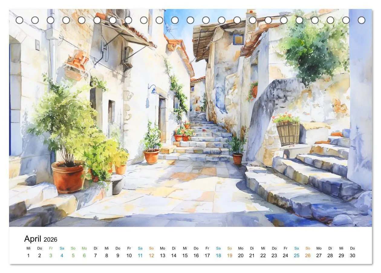 Bild: 9783457361146 | Bucolische Landschaften (Tischkalender 2026 DIN A5 quer), CALVENDO...