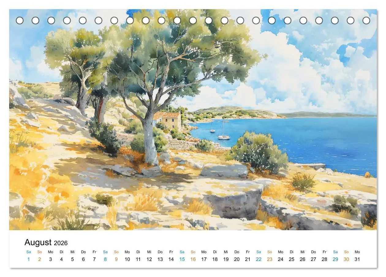 Bild: 9783457361146 | Bucolische Landschaften (Tischkalender 2026 DIN A5 quer), CALVENDO...