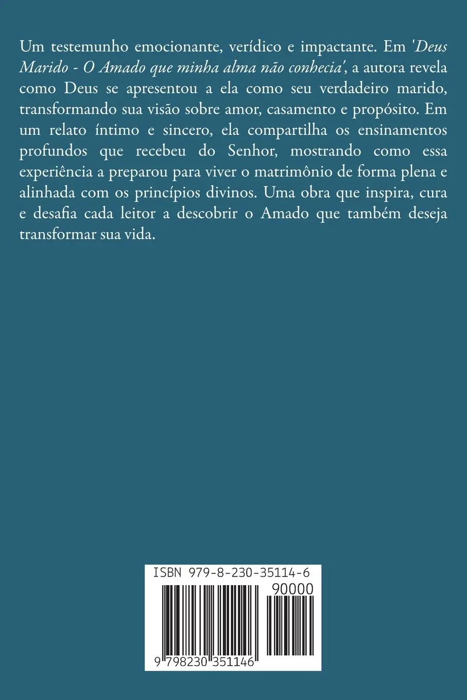 Rückseite: 9798230351146 | Deus Marido | Talita Estrela | Taschenbuch | Portugiesisch | 2024