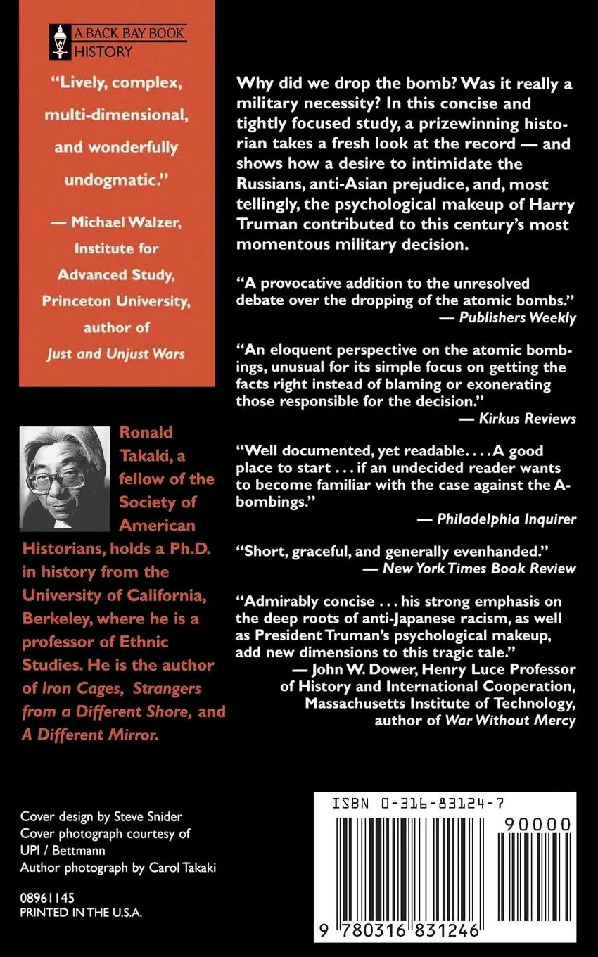Rückseite: 9780316831246 | Hiroshima | Why America Dropped the Atomic Bomb | Ronald Takaki | Buch