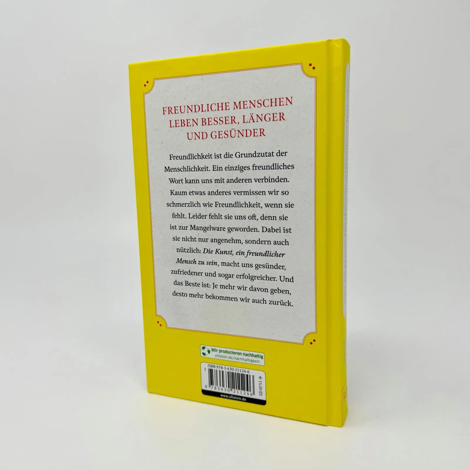 Bild: 9783430211246 | Über die Kunst, ein freundlicher Mensch zu sein | René Borbonus | Buch