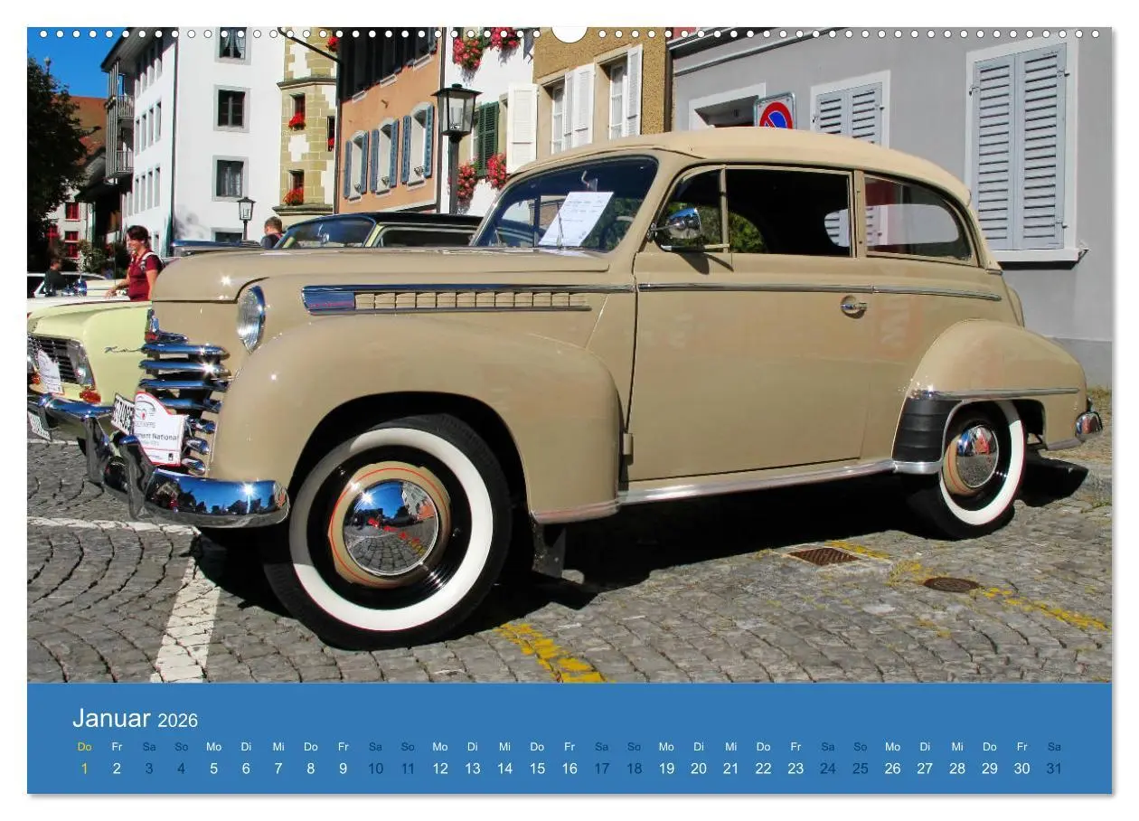 Bild: 9783457661246 | Opel Classics (hochwertiger Premium Wandkalender 2026 DIN A2 quer),...