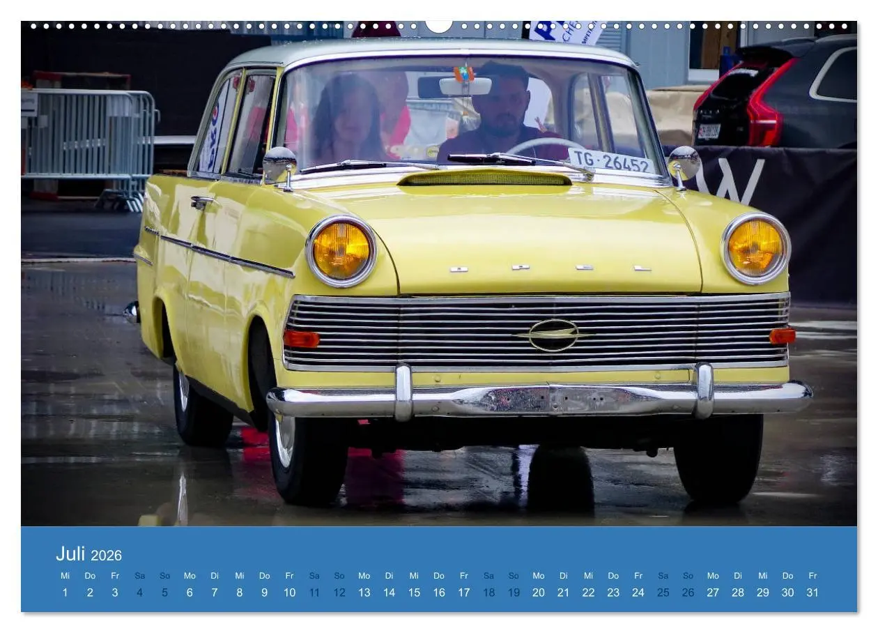 Bild: 9783457661246 | Opel Classics (hochwertiger Premium Wandkalender 2026 DIN A2 quer),...