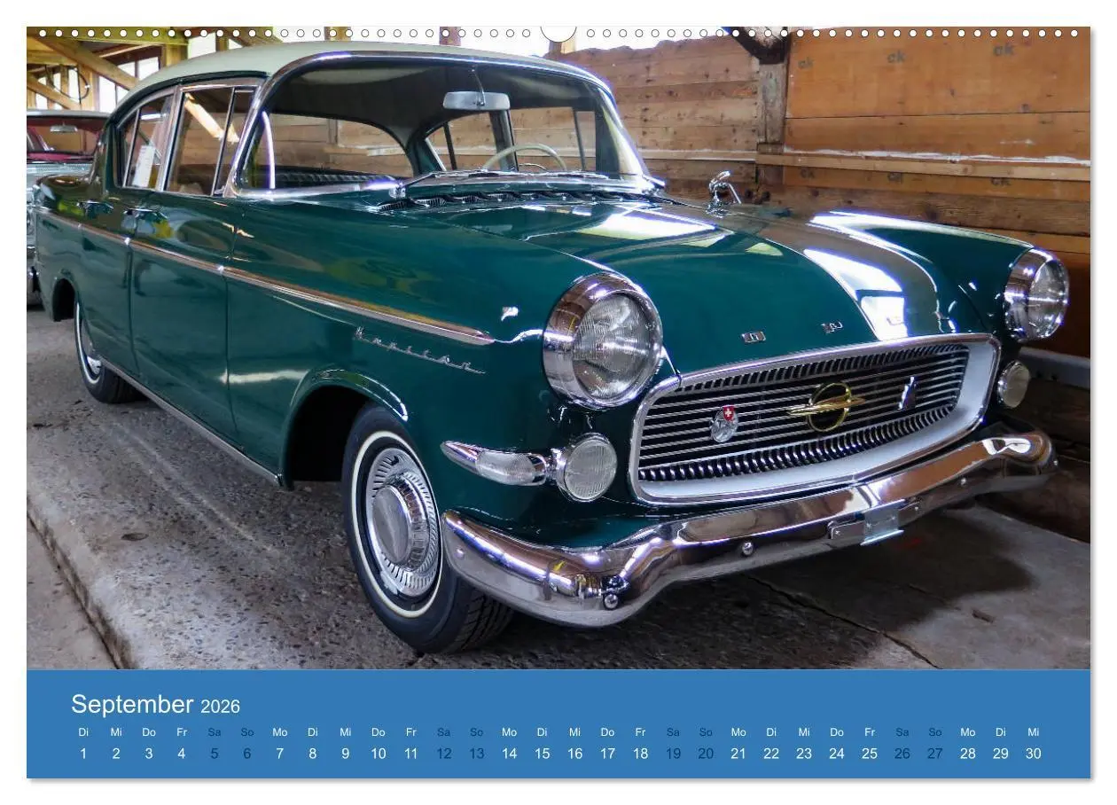 Bild: 9783457661246 | Opel Classics (hochwertiger Premium Wandkalender 2026 DIN A2 quer),...